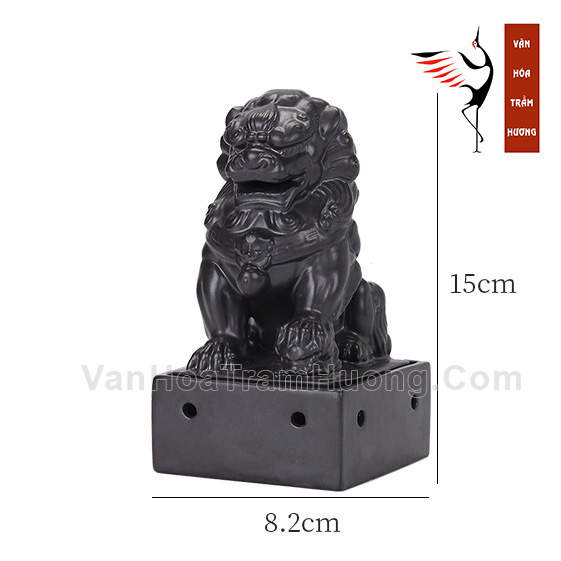 Lư xông trầm bằng gốm dạng sư tử - Ảnh 9