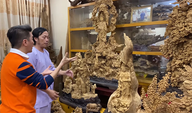 Choáng váng với căn phòng trầm hương của Hoài Linh