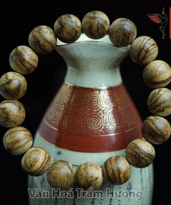 Vòng tay Trầm Hương 12 Ly Kalimantan quầng dầu siêu đẹp