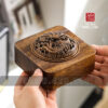 Lư xông trầm bằng gỗ óc chó - Ảnh 3