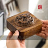 Lư xông trầm bằng gỗ óc chó - Ảnh 4