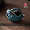 Lư xông trầm bằng gốm lá sen cho nhang khoanh - Ảnh 3