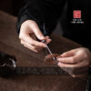 Lư xông trầm bằng gốm lá sen cho nhang khoanh - Ảnh 9