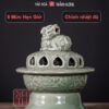 Lư điện xông trầm nắp nghê chầu - Ảnh 6