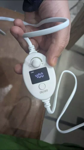 Lư đốt trầm hương bằng điện Gốm Men Lam photo review