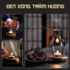 Đèn nến xông trầm hương thơm tinh khiết