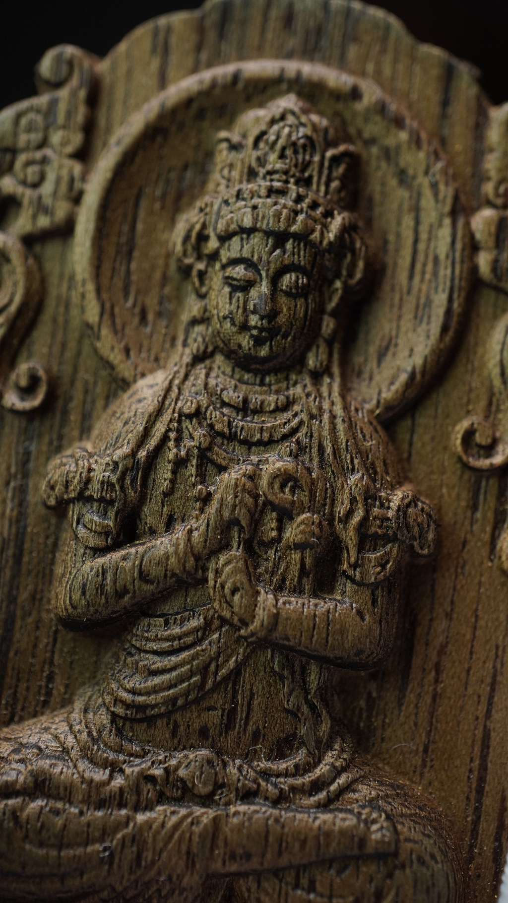 Mặt Phật bản mệnh Trầm Hương Như Lai Đại Phật - Ảnh 2