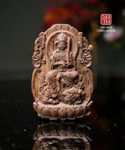 Mặt Phật bản mệnh Trầm Hương Văn Thù Bồ Tát