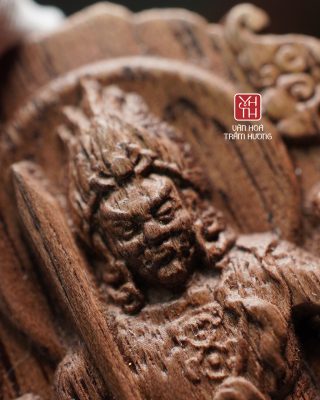 Mặt Phật bản mệnh trầm hương Bất Động Minh Vương