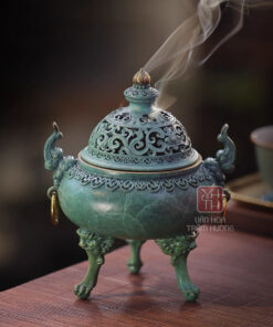 Lư đồng xông trầm Phù Vân cao cấp