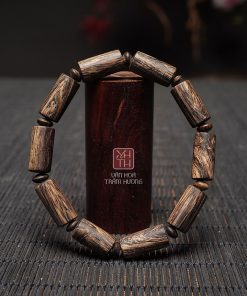 Vòng tay trầm hương đốt trúc chìm nước 7,3mm cao cấp