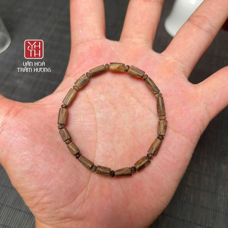 Vòng tay trầm hương chìm nước cho nữ siêu mùi - Ảnh 5