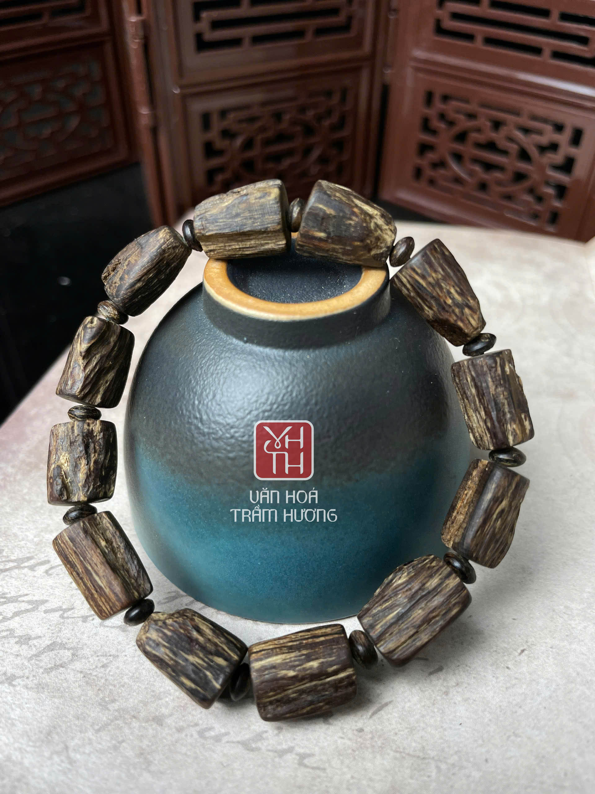 Vòng trầm bông Nha Trang chìm nước VIP (11,99gam)