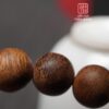 Vòng tay trầm hương 8 ly đơn cận chìm thơm sống ngọt mạnh - Ảnh 3